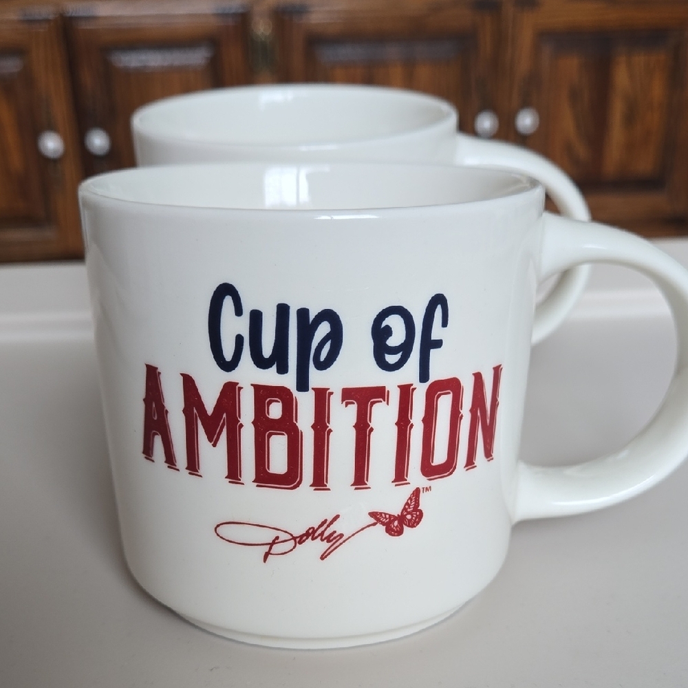 Set Of Dolly Parton Cup of Ambition Mugs